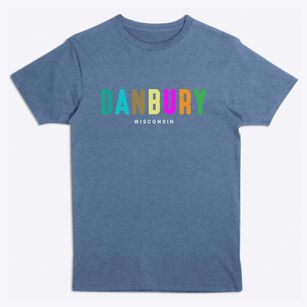 Danbury Wisconsin Color Pop Premium T-Shirt