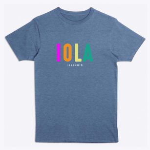 Iola Illinois Color Pop Premium T-Shirt