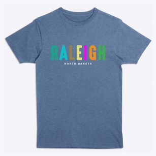 Raleigh North Dakota Color Pop Premium T-Shirt