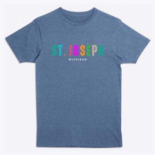 St. Joseph Michigan Color Pop Premium T-Shirt