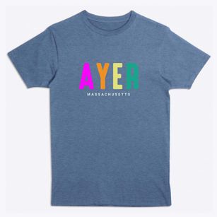 Ayer Massachusetts Color Pop Premium T-Shirt