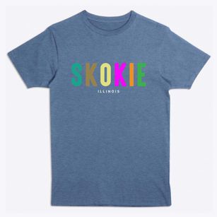 Skokie Illinois Color Pop Premium T-Shirt