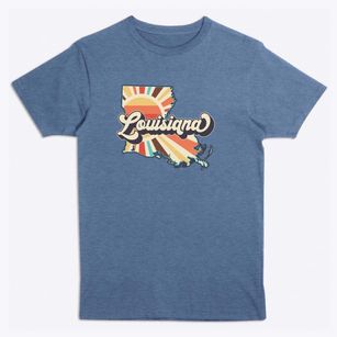  Louisiana Retro Art Premium T-Shirt
