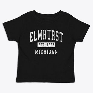 Elmhurst Michigan Classic Established Toddler T-Shirt