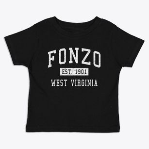 Fonzo West Virginia Classic Established Toddler T-Shirt