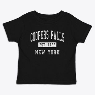 Coopers Falls New York Classic Established Toddler T-Shirt