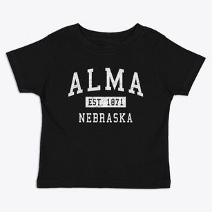 Alma Nebraska Classic Established Toddler T-Shirt