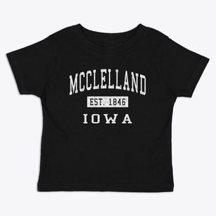 Mcclelland Iowa Classic Established Toddler T-Shirt
