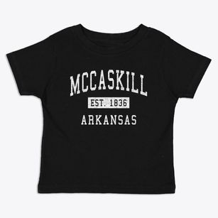 Mccaskill Arkansas Classic Established Toddler T-Shirt