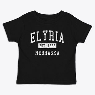 Elyria Nebraska Classic Established Toddler T-Shirt