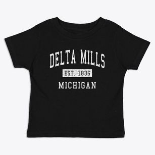 Delta Mills Michigan Classic Established Toddler T-Shirt