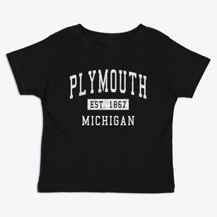 Plymouth Michigan Classic Established Toddler T-Shirt