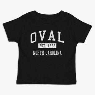 Oval North Carolina Classic Established Toddler T-Shirt