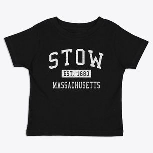 Stow Massachusetts Classic Established Toddler T-Shirt
