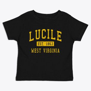 Lucile West Virginia Classic Established Toddler T-Shirt