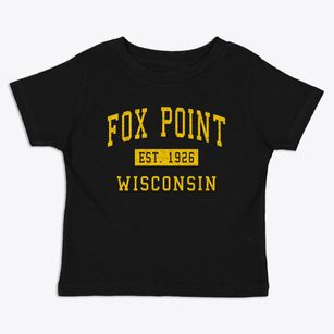 Fox Point Wisconsin Classic Established Toddler T-Shirt