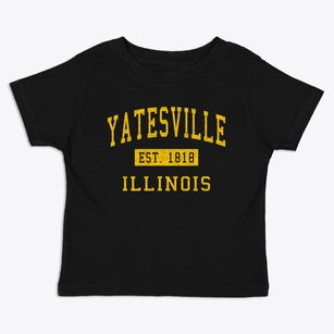 Yatesville Illinois Classic Established Toddler T-Shirt