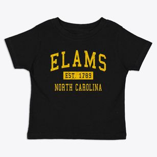 Elams North Carolina Classic Established Toddler T-Shirt