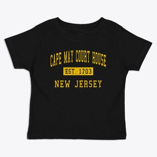 Cape May Court House New Jersey Classic Established Toddler T-Shirt