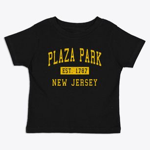 Plaza Park New Jersey Classic Established Toddler T-Shirt