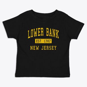 Lower Bank New Jersey Classic Established Toddler T-Shirt