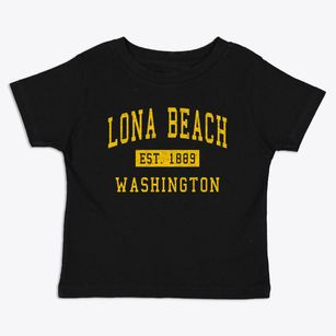 Lona Beach Washington Classic Established Toddler T-Shirt