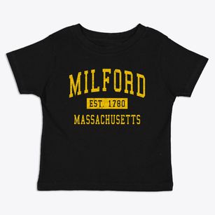Milford Massachusetts Classic Established Toddler T-Shirt
