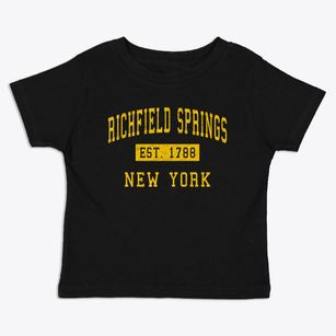 Richfield Springs New York Classic Established Toddler T-Shirt
