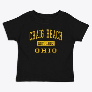 Craig Beach Ohio Classic Established Toddler T-Shirt