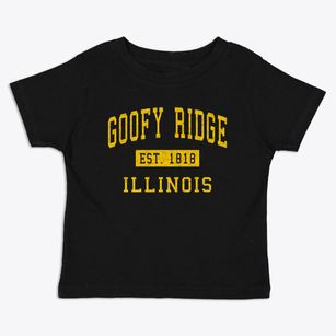 Goofy Ridge Illinois Classic Established Toddler T-Shirt