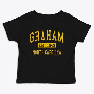 Graham North Carolina Classic Established Toddler T-Shirt