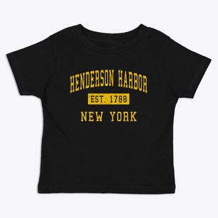 Henderson Harbor New York Classic Established Toddler T-Shirt