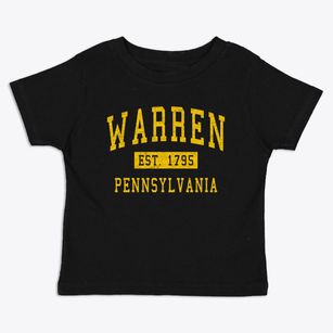 Warren Pennsylvania Classic Established Toddler T-Shirt