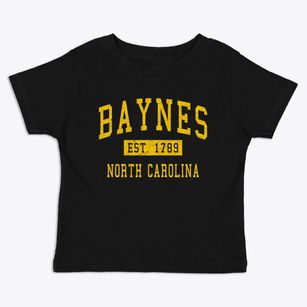 Baynes North Carolina Classic Established Toddler T-Shirt