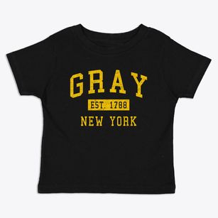 Gray New York Classic Established Toddler T-Shirt