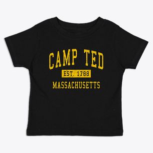 Camp Ted Massachusetts Classic Established Toddler T-Shirt