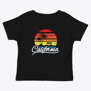 Indio California Palm Tree Sunset Toddler T-Shirt