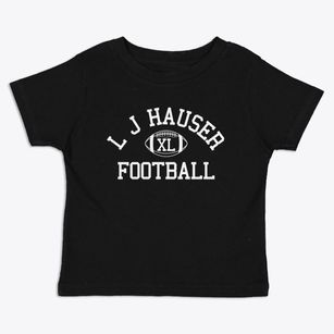 L J Hauser Junior High School Classic Football Toddler T-Shirt