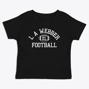 L A Webber Senior High School Classic Football Toddler T-Shirt