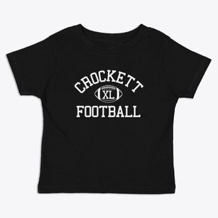 Crockett Isd Early Childhood Classic Football Toddler T-Shirt
