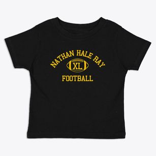 Nathan Hale Ray High School Classic Football Toddler T-Shirt