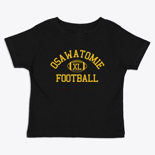 Osawatomie High School Classic Football Toddler T-Shirt