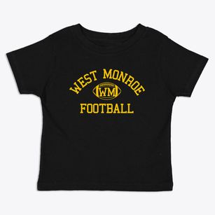 West Monroe Junior High School Classic Football Toddler T-Shirt