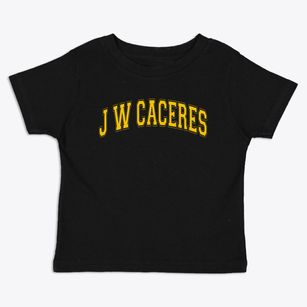 J W Caceres Elementary School Varsity Arch Toddler T-Shirt
