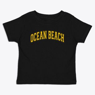 Ocean Beach Elementary School Varsity Arch Toddler T-Shirt