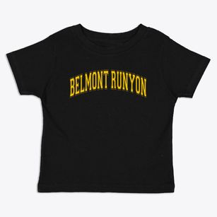 Belmont Runyon Elementary School Varsity Arch Toddler T-Shirt