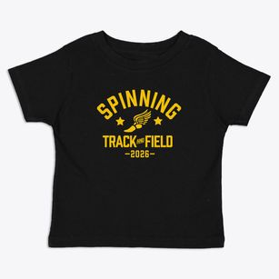 Spinning Elementary School Track and Field Toddler T-Shirt