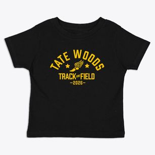 Tate Woods Elementary School Track and Field Toddler T-Shirt