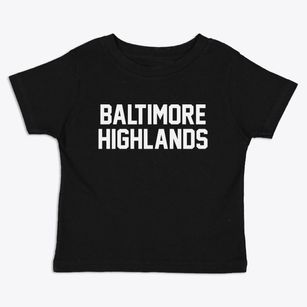 Baltimore Highlands Maryland Classic Block Toddler T-Shirt