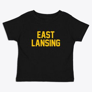 East Lansing Michigan Classic Block Toddler T-Shirt
